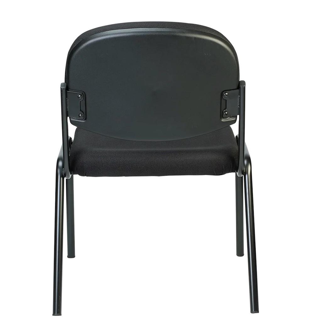 Eurotech Seating Dakota Series Black Fabric Guest Chair 8014