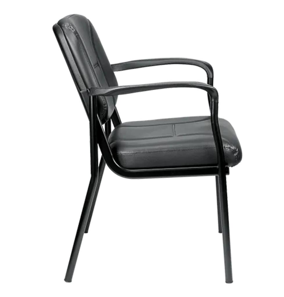 Eurotech Seating Dakota Series Black Vinyl Guest Chair VS8012