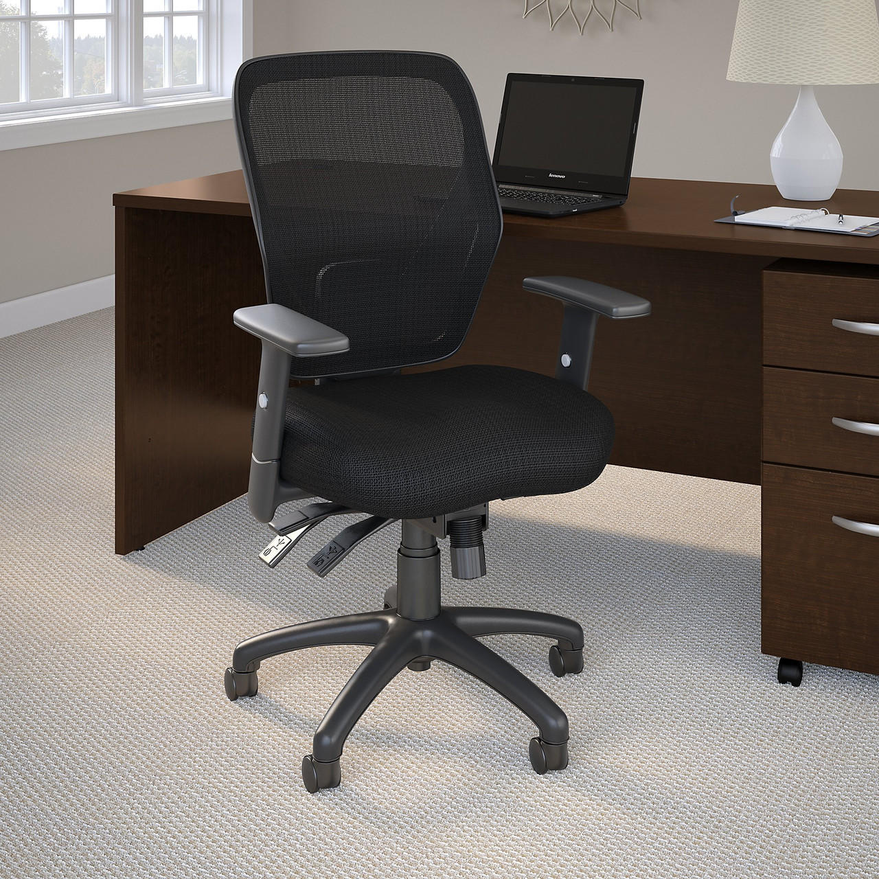  Bush Business Furniture Corporate Mid Back Multifunction Mesh Office Chair 