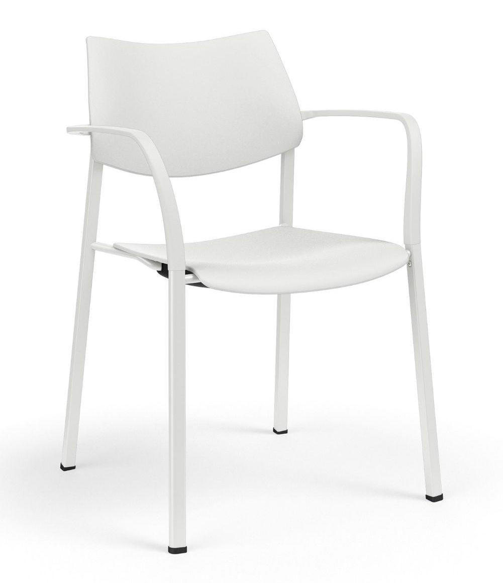 KI Furniture and Seating KI Katera Polypropylene Stack Chair with Arms 