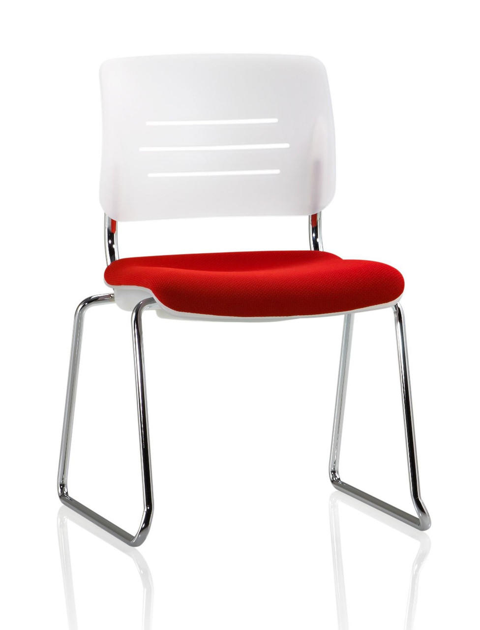 KI Furniture and Seating KI Grazie Armless Sled Base Guest Chair 