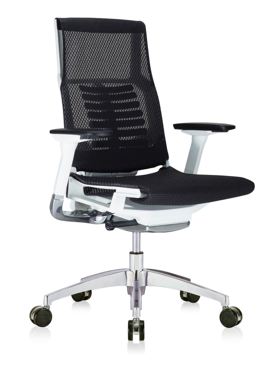 Eurotech Seating Eurotech Powerfit All Mesh Bionic Chair with White Frame 