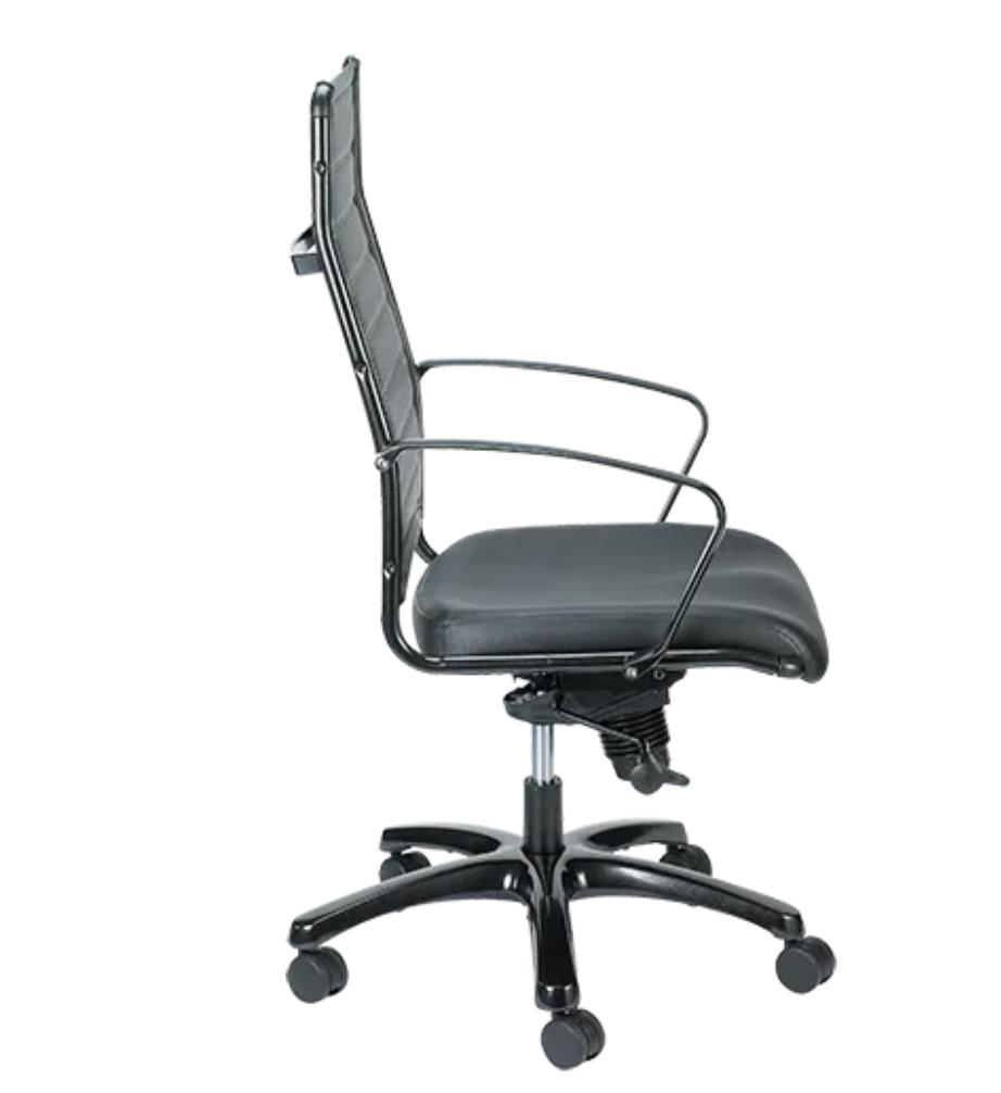 Eurotech Seating Europa High Back Office Chair with Metallic Frame