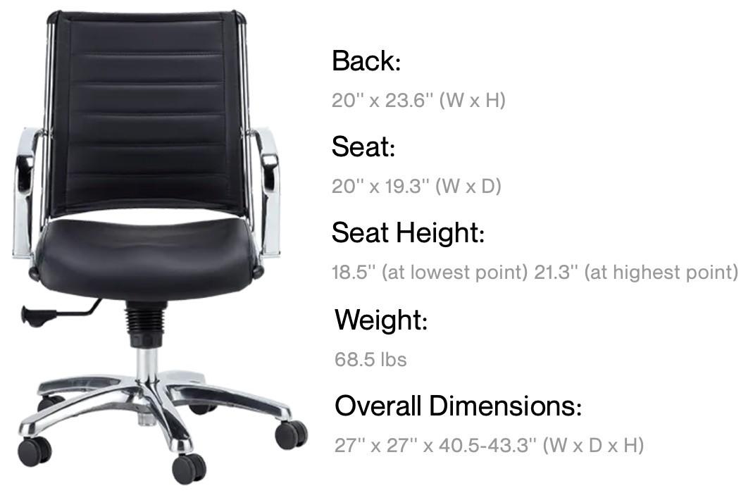 Eurotech Seating Europa Office Chair LE822