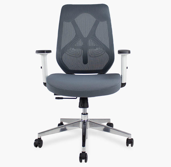 Wyatt Seating Wyatt Roswell Modern Grey Mesh Ergonomic Task Chair 