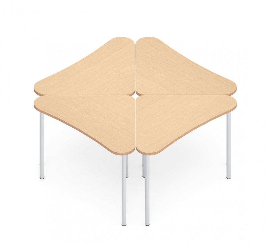 Global Zook Large Triangle Top Modular Pod Table