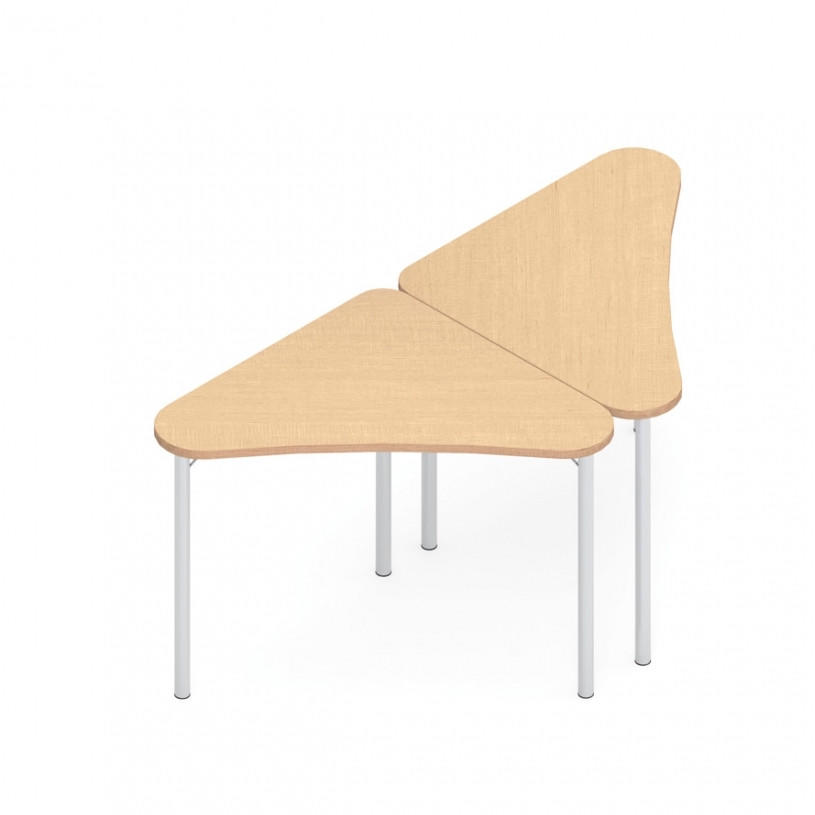 Global Zook 2 Piece Modular Triangle Table Set