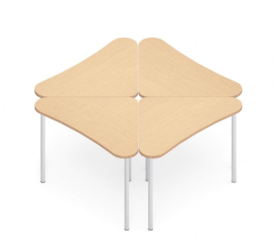 Global Total Office Global Zook ADA Compliant Triangle Shaped Table 