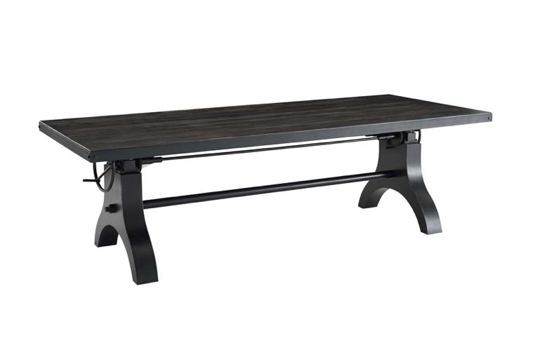  Modway Genuine 96" Industrial Style Crank Height Adjustable Conference Table 