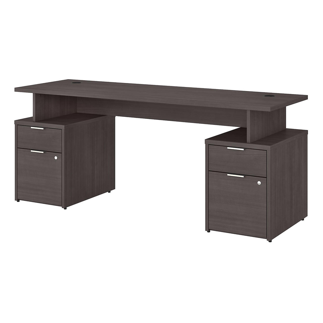  Bush Business Furniture Jamestown 72W Desk with 4 Drawers 