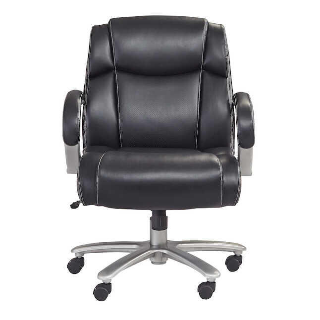 Safco Products Safco Lineage Mid Back 350 lb. Capacity Big and Tall Chair 