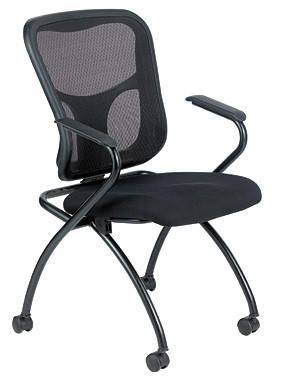  Eurotech Seating Flip Series Nesting Chair with Arms (2 Pack!) 