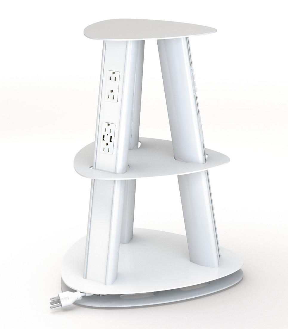 KI Furniture and Seating KI Isle Portable Power Tower 
