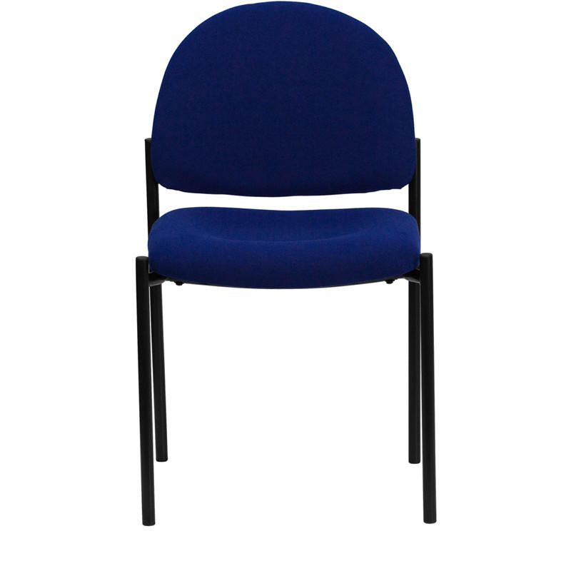  Flash Furniture Navy Fabric Stackable Reception Chair 