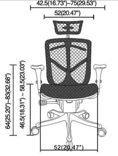  Eurotech Seating Fuzion Series Luxury Office Chair FUZ9LX-HI 