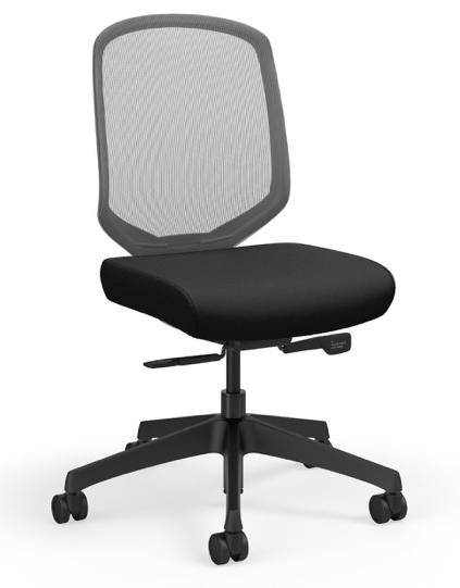 KI Furniture and Seating KI Armless Diem Weight Activated Task Chair 