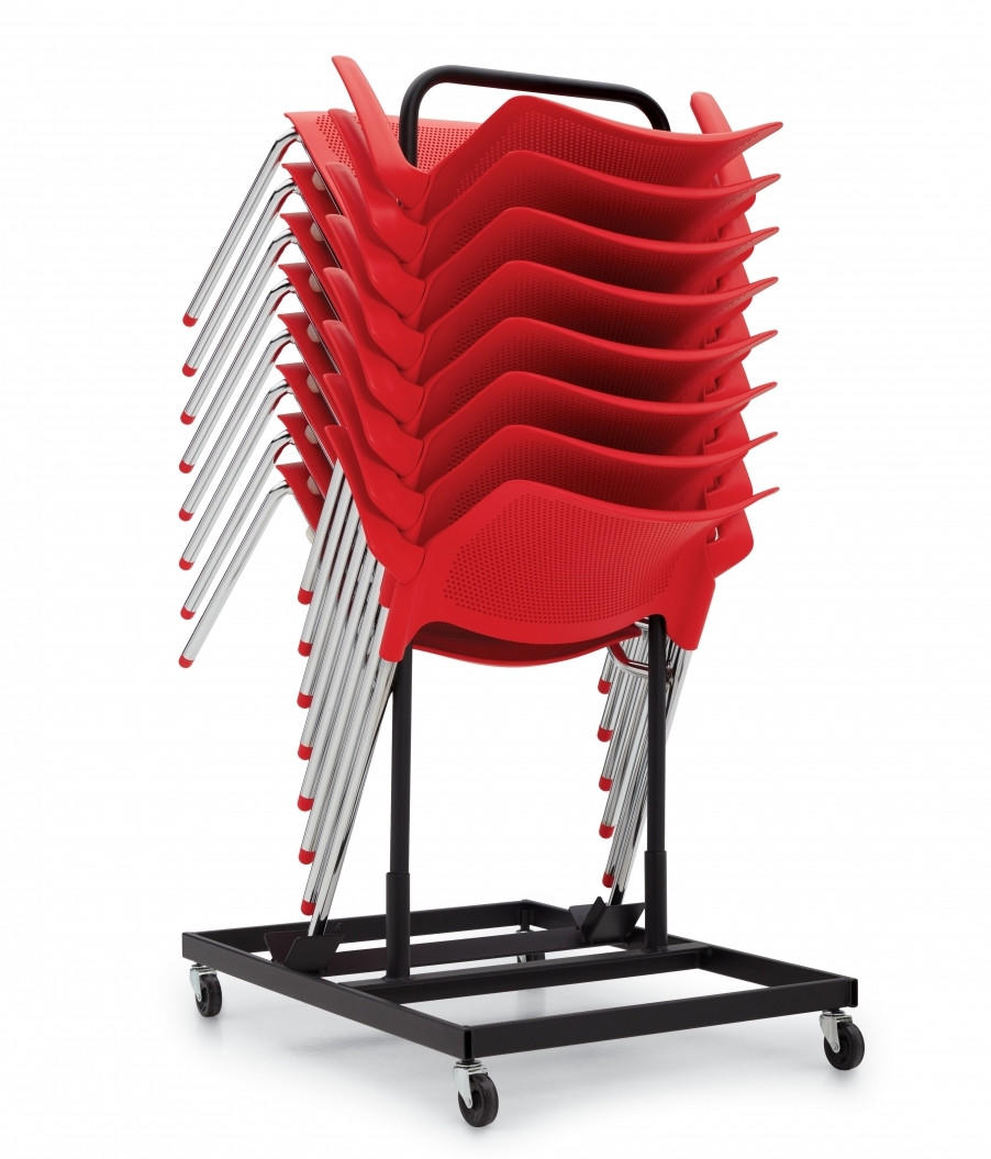 Global Total Office Global Stream Stackable Polypropylene Armchair