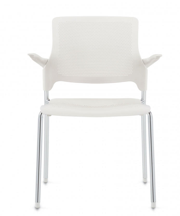 Global Total Office Global Stream Stackable Polypropylene Armchair