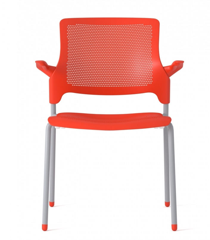 Global Total Office Global Stream Stackable Polypropylene Armchair