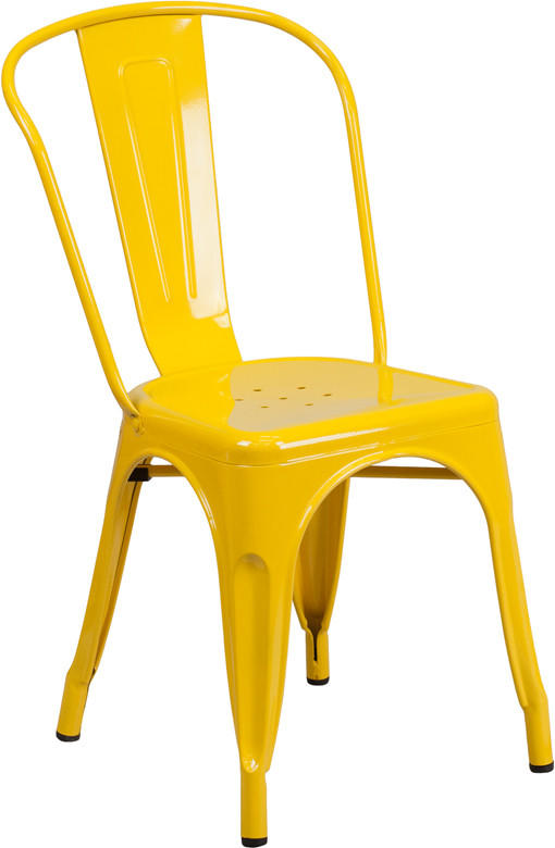  Flash Furniture Metal Indoor Outdoor Restaurant Stack Chair (Color Options!) 