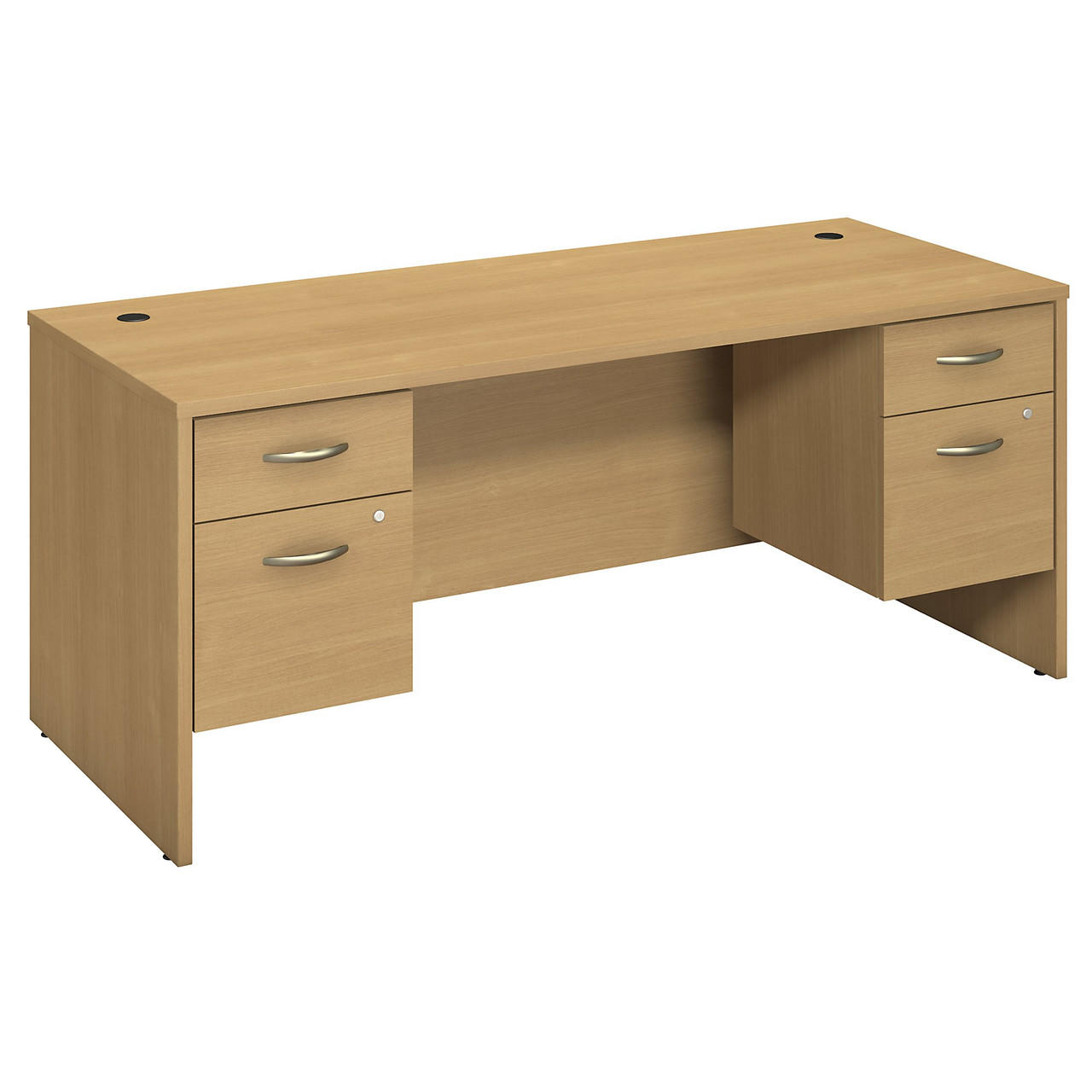 Bush Business Furniture Series C 72W x 30D Desk with 2 Pedestals