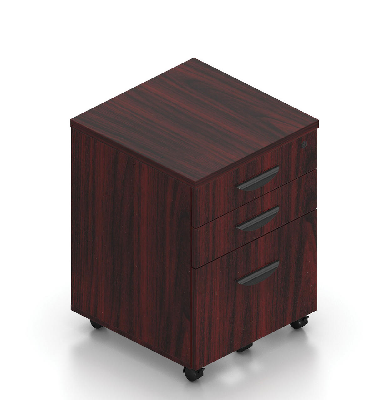 Offices To Go Superior Laminate 22"D Mobile Box/Box/File Pedestal with Lock