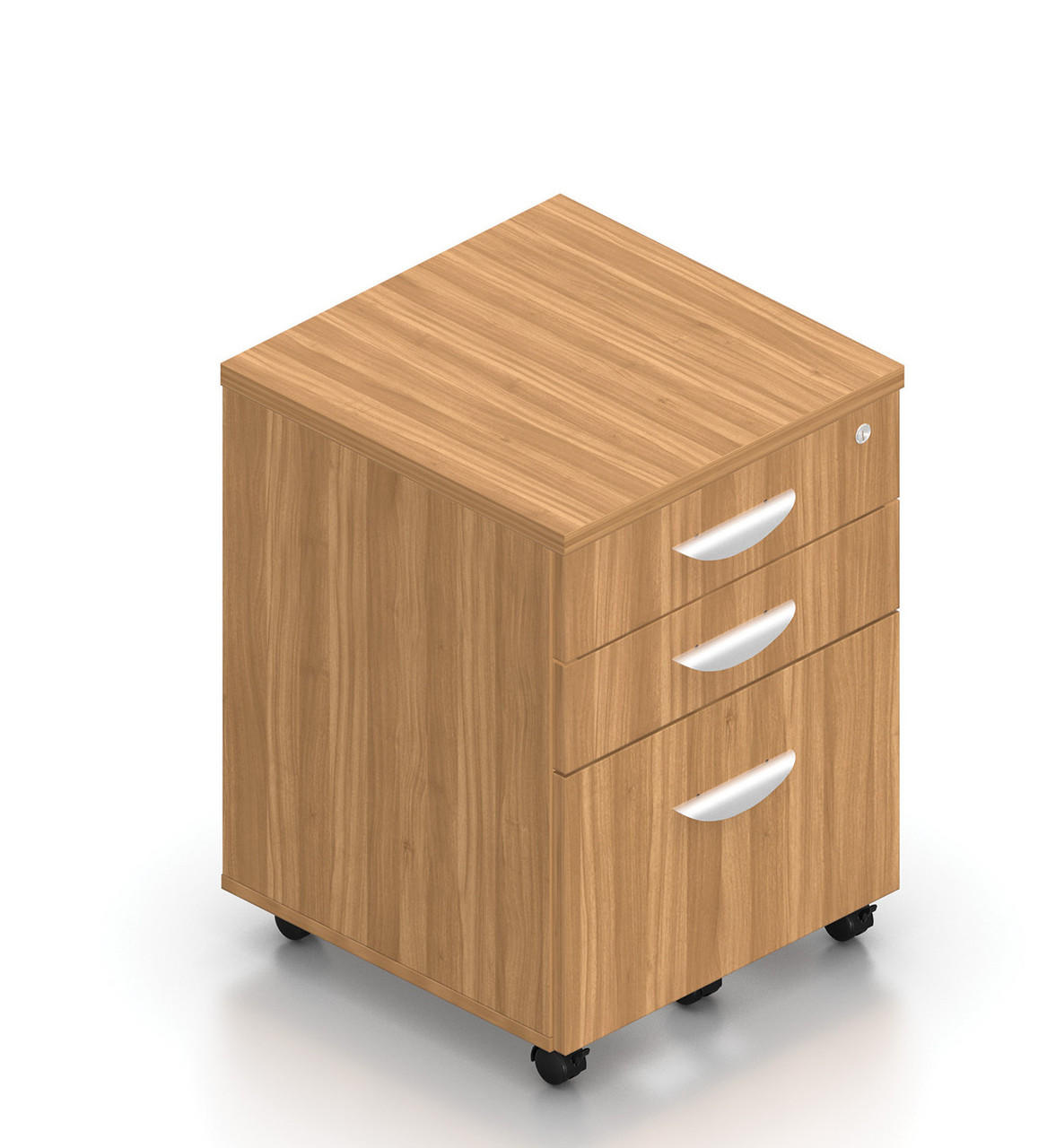 Offices To Go Superior Laminate 22"D Mobile Box/Box/File Pedestal with Lock