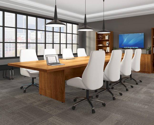 Offices To Go Superior Laminate 12' Rectangular Conference Table