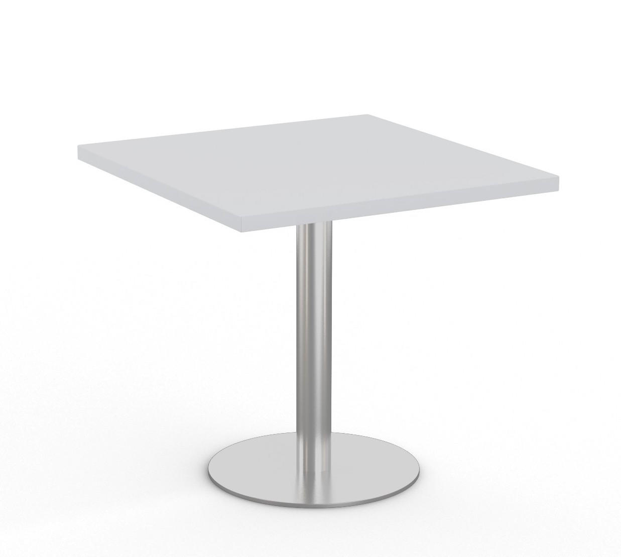  Special-T 36" Square Bistro Table with Brushed Stainless Steel Base 