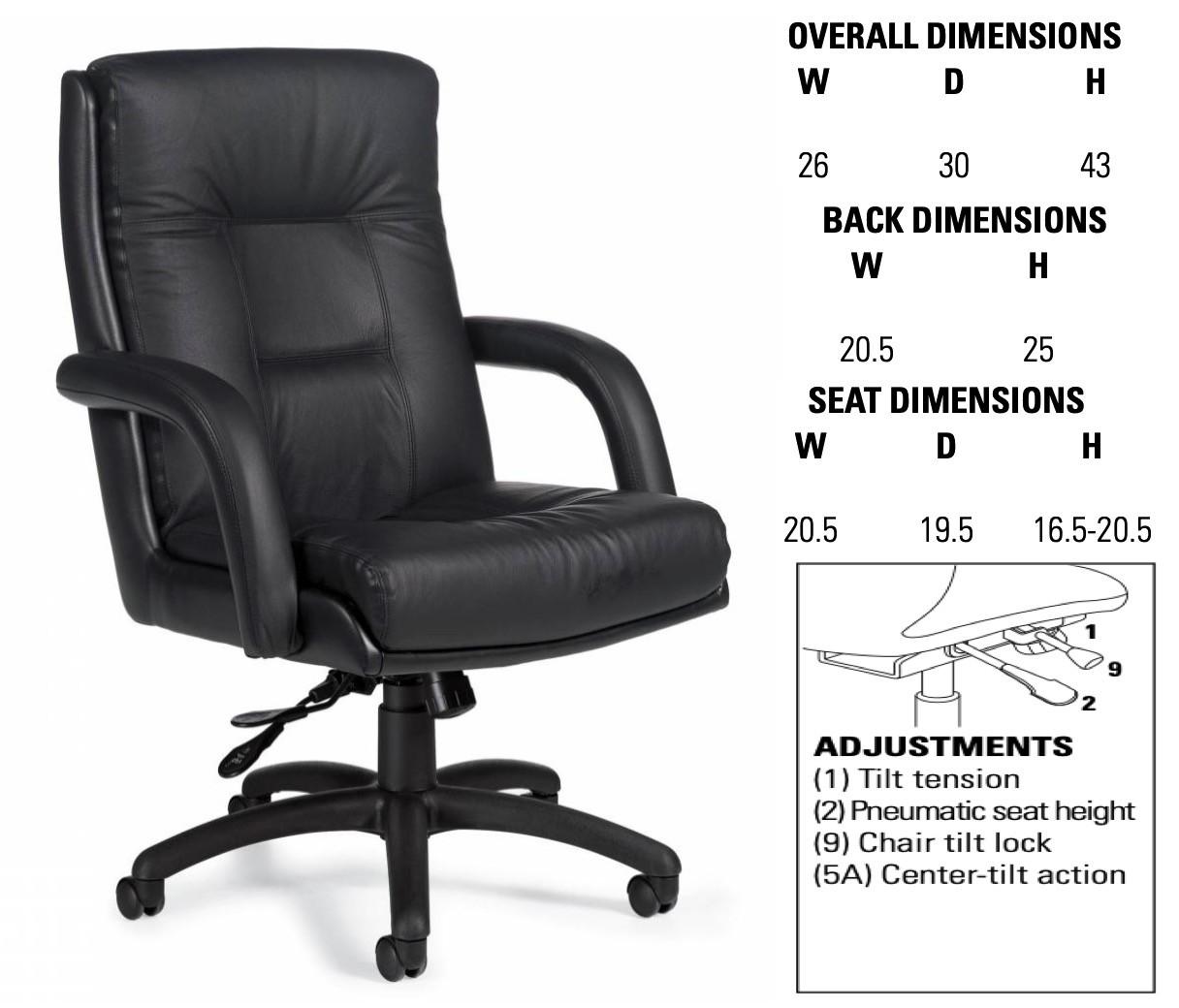Global Total Office Arturo Executive Chair 3992 - Thumbnail 2