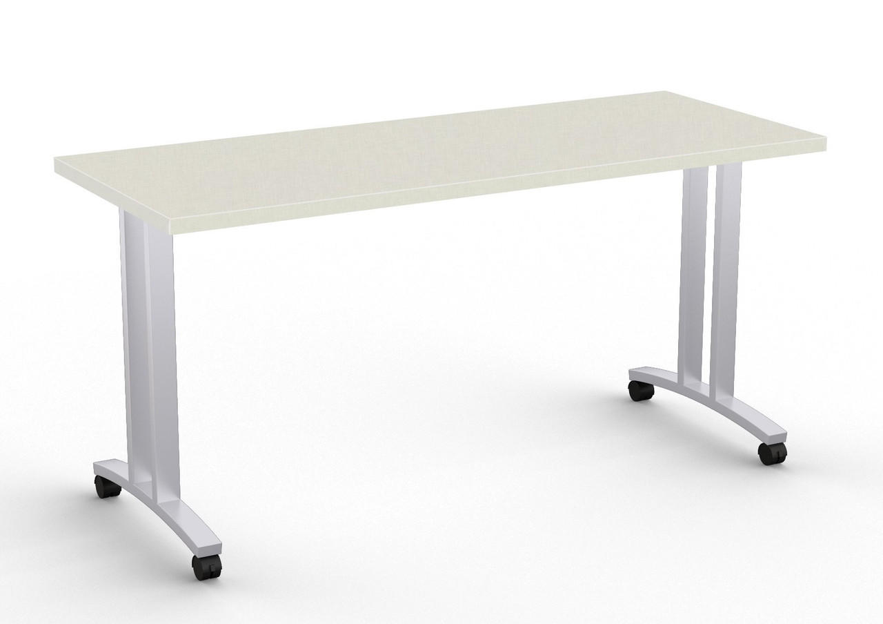 家具 table i5 Industries Connect Collection 60W x 24D Flip Top Nesting
