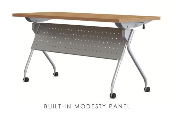 teto　コンパネ　テーブル Special-T Transform-2 Flip Top Nesting Training Table with Modesty