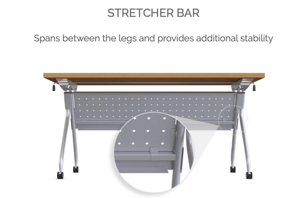 teto　コンパネ　テーブル Special-T Transform-2 Flip Top Nesting Training Table with Modesty