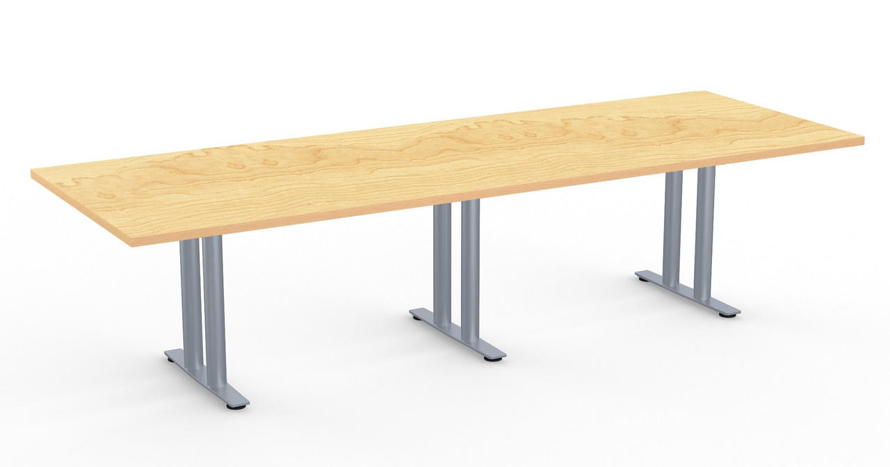  Special-T Sienna 2TL Large Rectangular Conference Table with Metal Legs 