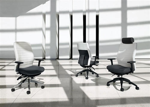 Global Total Office Global Aspen 2850LM-3 Leather Executive Chair