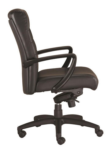 Eurotech Seating Manchester Mid Back Leather Office Chair LE255 (2 Color Options Available!)