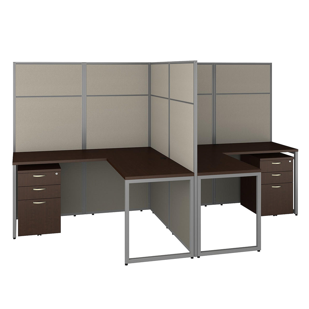 オフィス家具 Shab Bush Business Furniture Easy Office 2 Person L Shaped