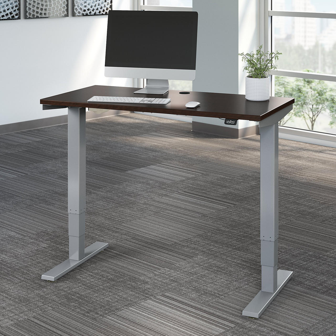 Bush Business Furniture Move 40 Series by Bush Business Furniture 48W x 24D Height Adjustable Standing Desk 