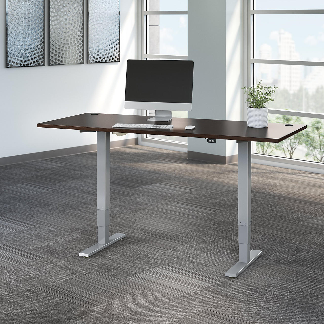 Bush Business Furniture Move 40 Series by Bush Business Furniture 72W x 30D Variable Adjustable Standing Desk 