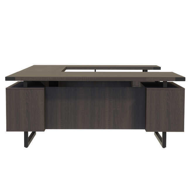 Safco Products Safco Mirella U Shaped Office Desk with Floating Top 