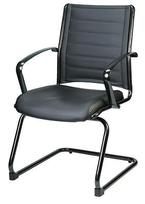 Eurotech Seating Titanium Finished Europa Guest Chair LE333TNM