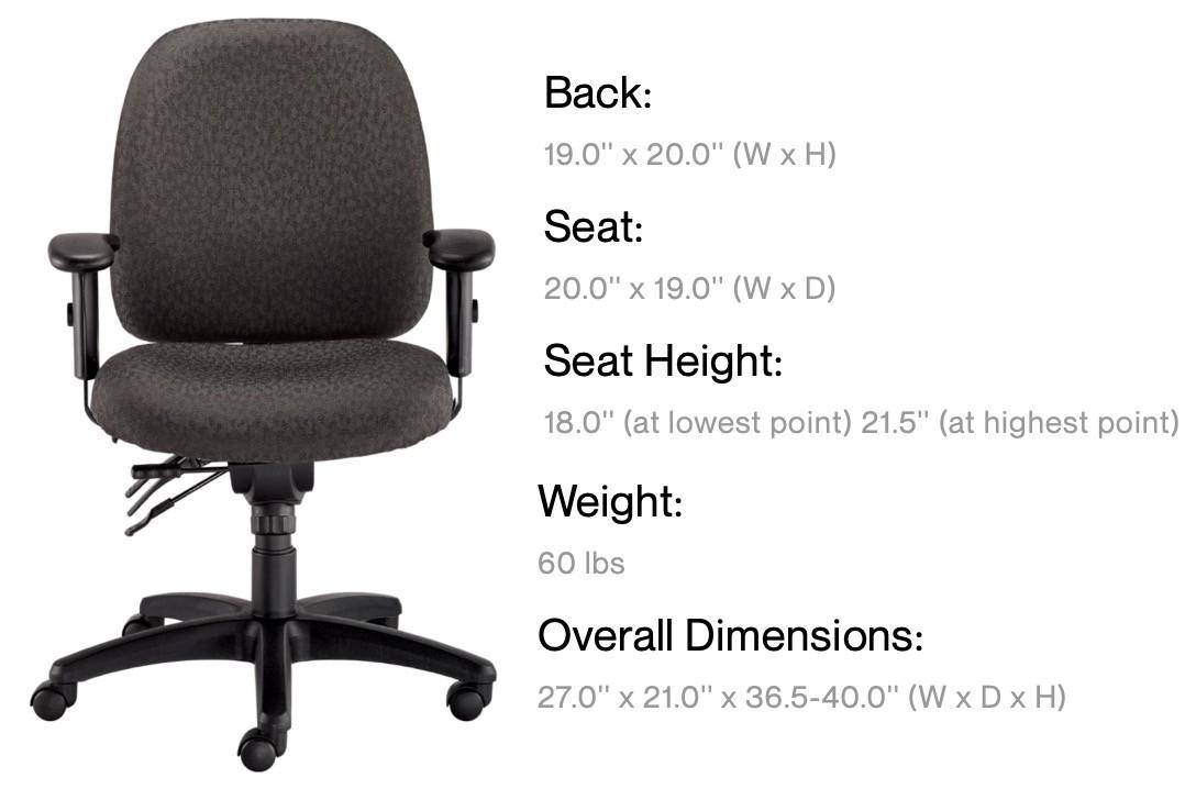 Eurotech 4x4 SL Multi-Function Task Chair - Thumbnail 3