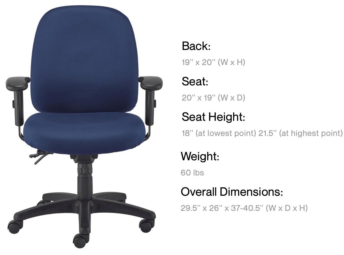  Eurotech Seating 4x4 Task Chair 