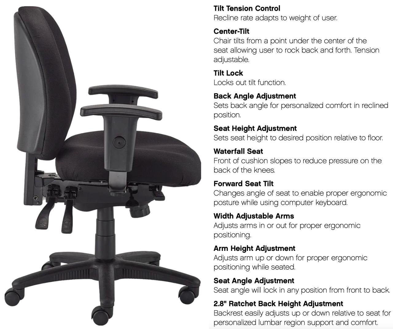 Eurotech Seating Eurotech Racer Upholstered Task Chair FM4087