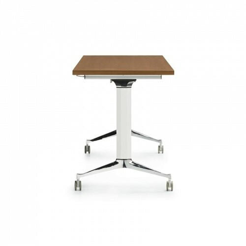 Global Total Office Global Terina 24" x 66" Flip Top Veneer Training Table