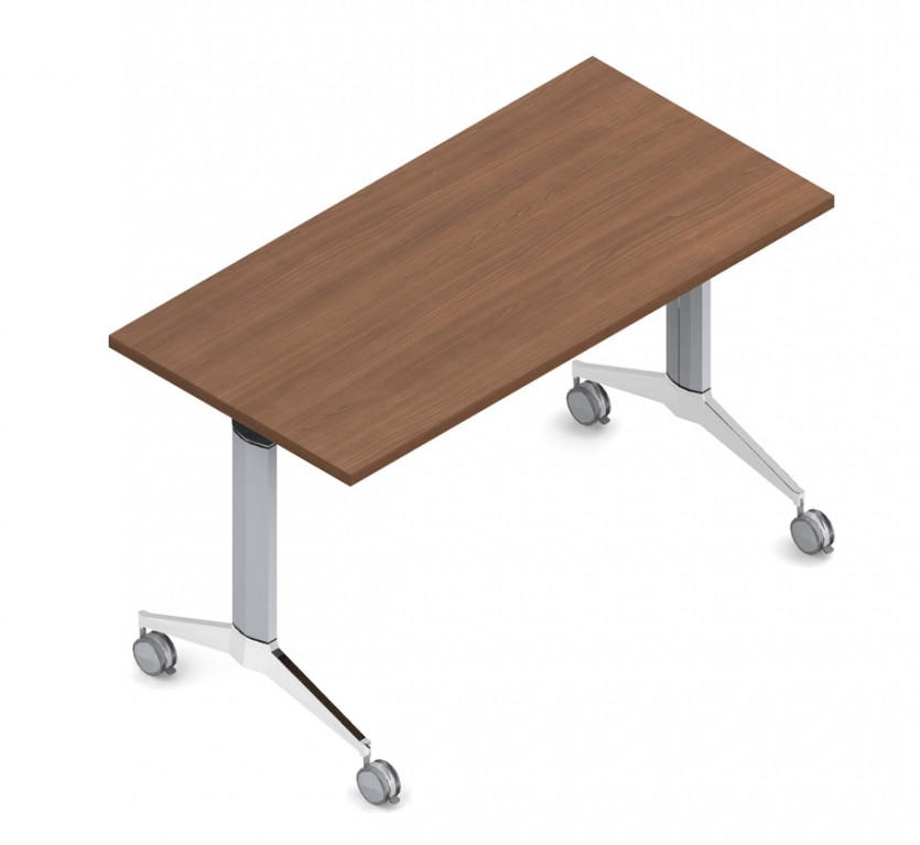 Global Total Office Global Terina 24" x 48" Folding Veneer Top Training Table