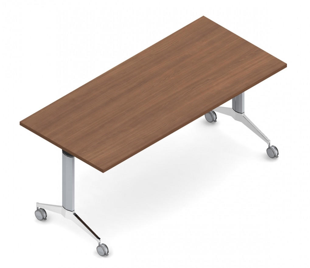 Global Total Office Global Terina 30" x 66" Wood Veneer Top Training Table