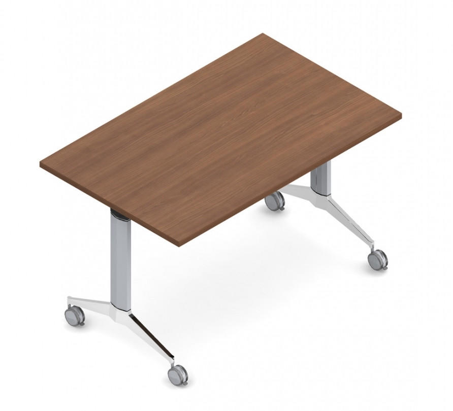 Global Total Office Global Terina 30" x 48" Flip Top Veneer Training Table