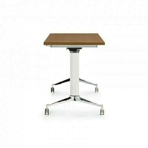 Global Total Office Global Terina 30" x 48" Flip Top Veneer Training Table 