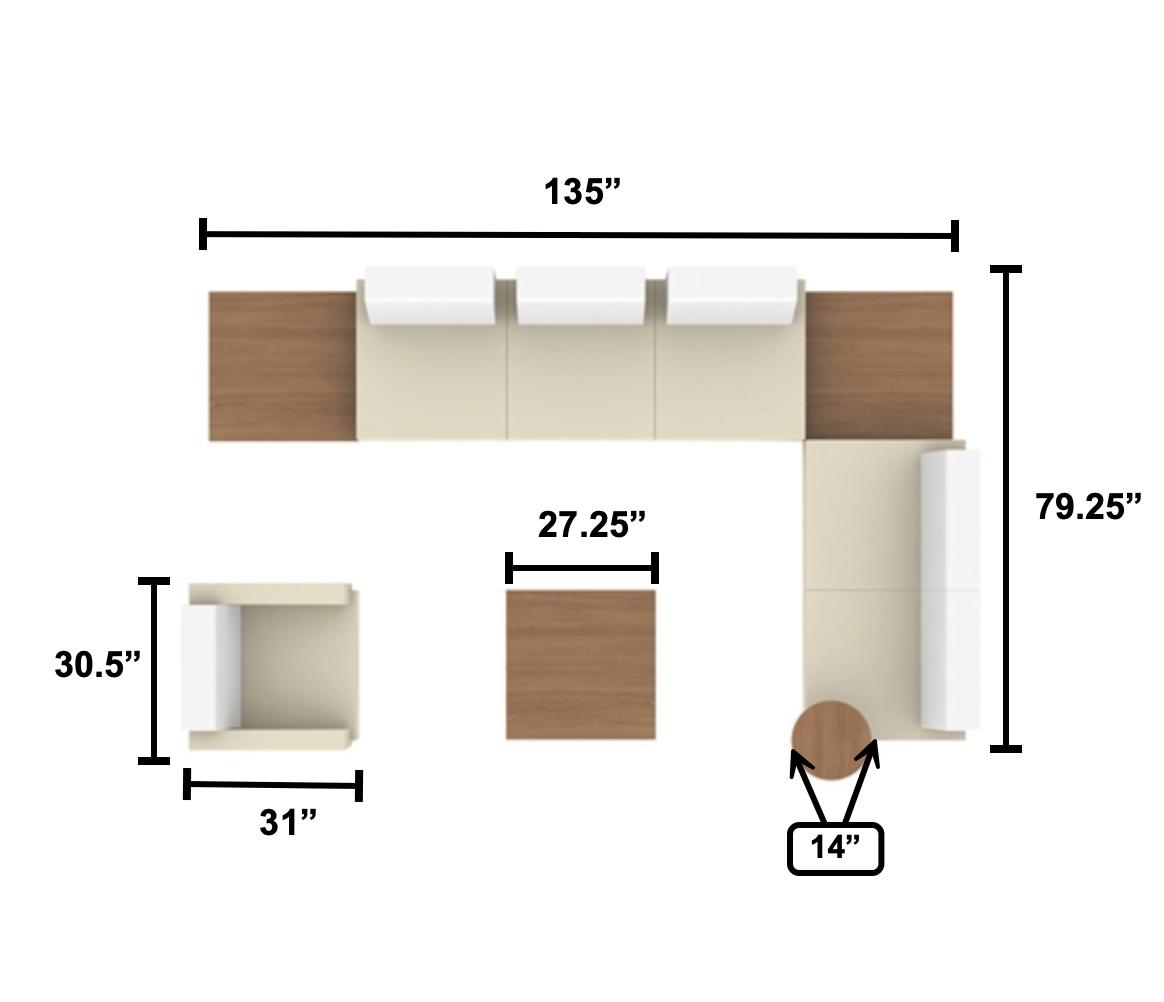 Global Total Office Global Ballara Lounge Furniture Layout O 